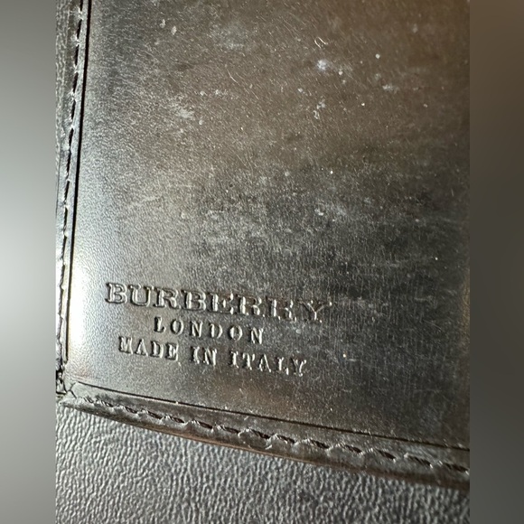 Burberry Nova Check Long Wallet Cloth & Leather Tab & Black - Picture 7 of 10